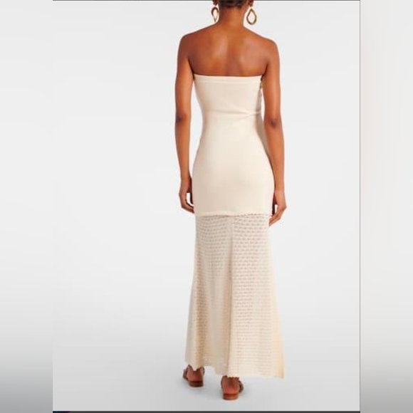 NWOT/ et clet  Crochet-Trimmed Maxi Dress - Picture 3 of 11